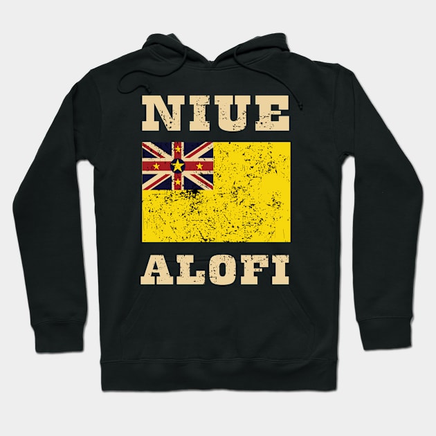 Flag of Niue Hoodie by KewaleeTee